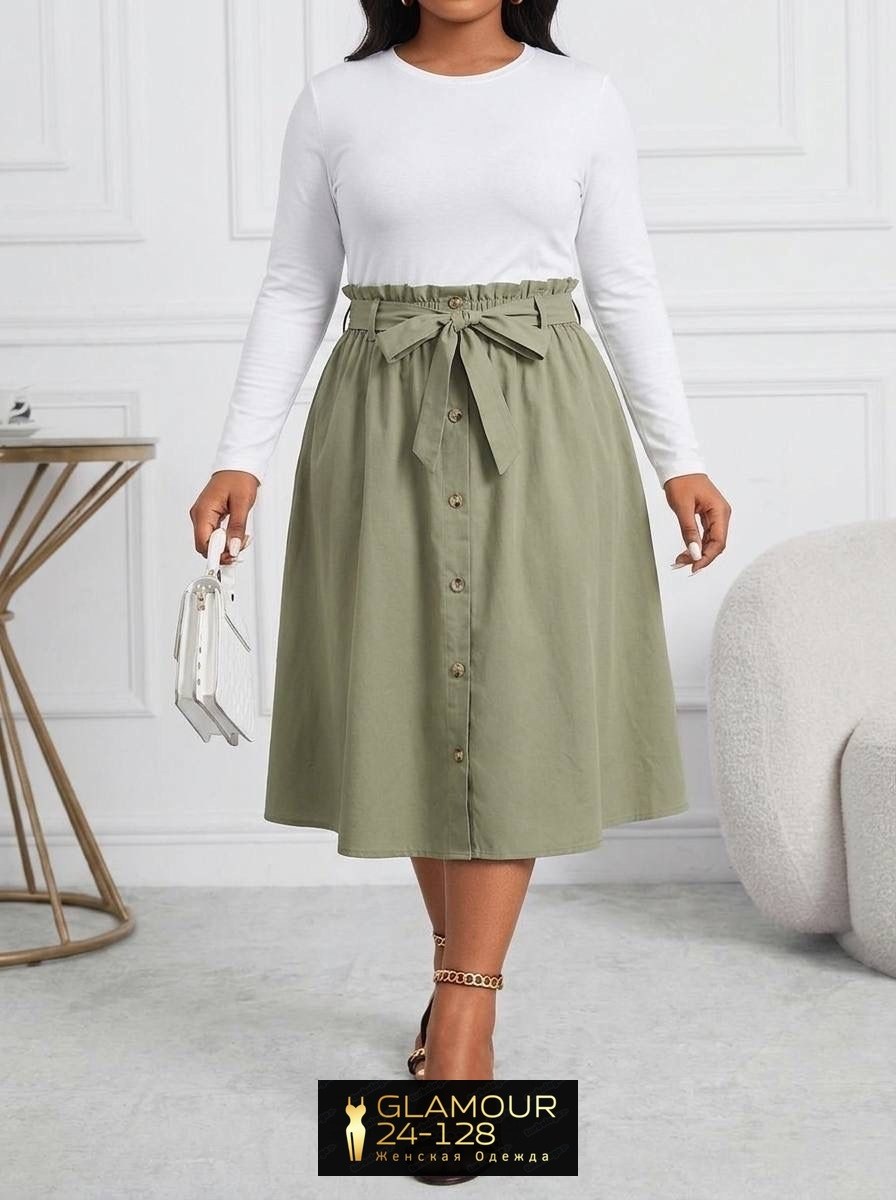 юбка,юбка женская,юбка миди,юбка с поясом,широкая юбка
