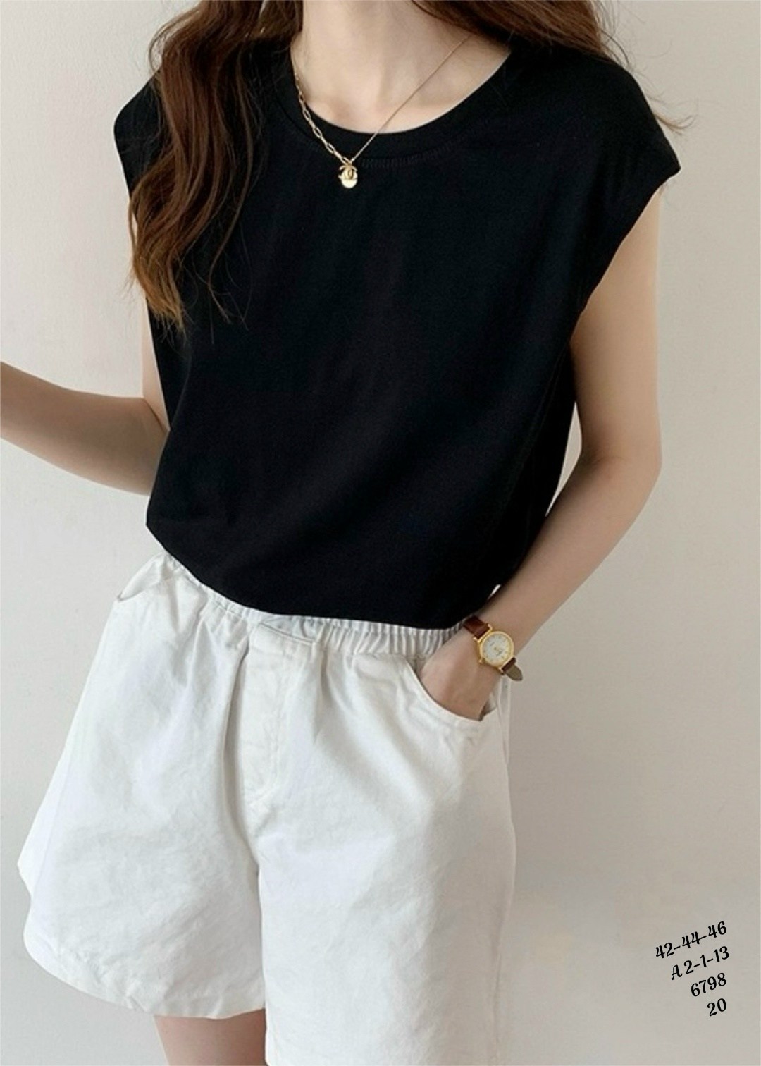 повседневная майка,топ в корейском стиле,блузка элегантная,топ с круглым вырезом,блузка с круглым вырезом