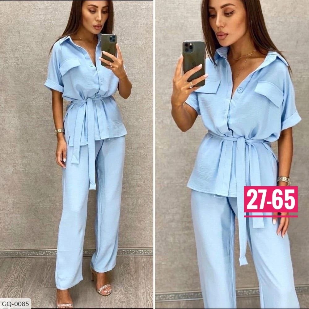 брючный костюм жатка,брючный костюм,костюм женский ткань сингапур,костюм женский брючный,женский летний костюм блузка и брюки прямые цвет хаки