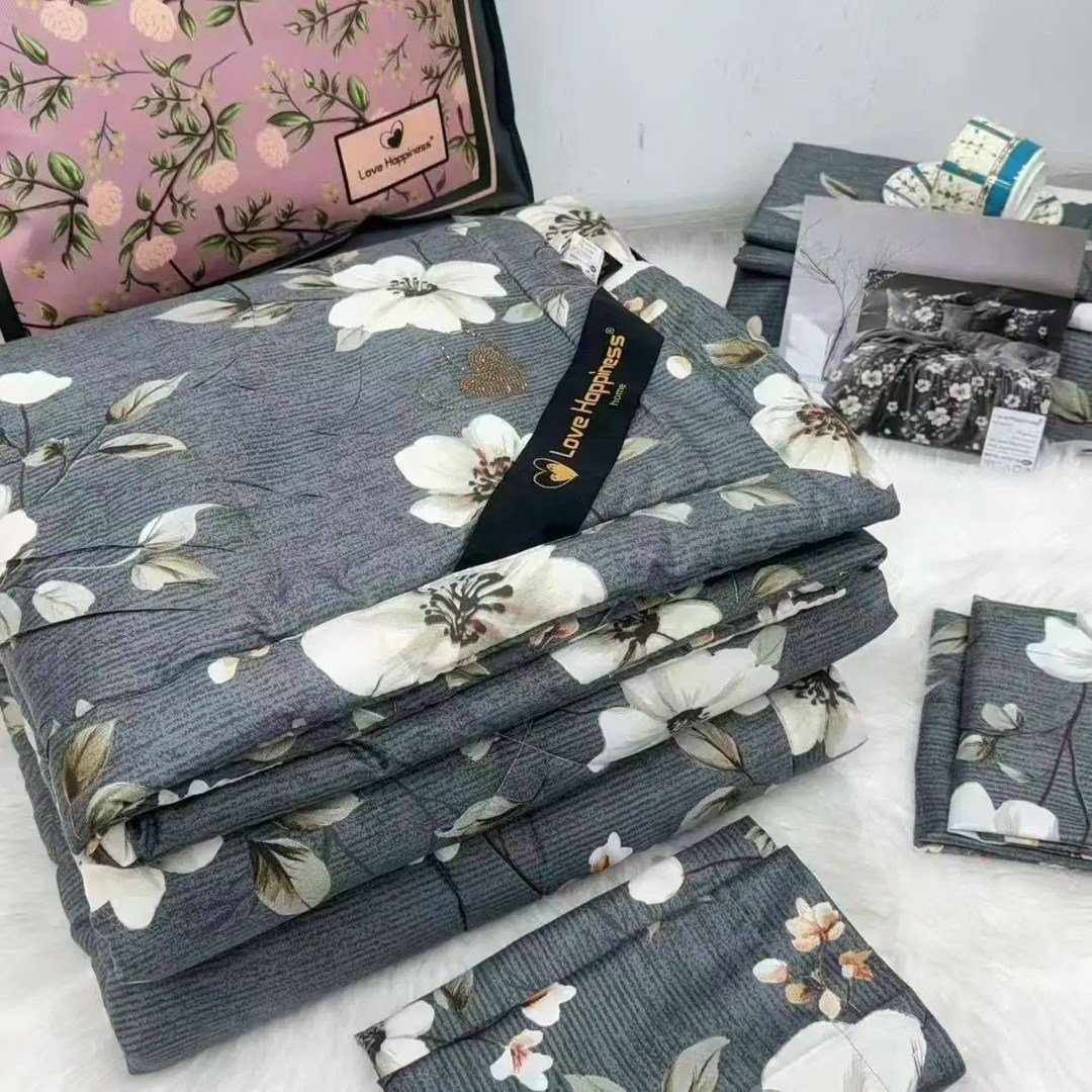 комплект постельного белья с одеялом сатин евро,комплект постельного белья с одеялом,комплект постельного белья с готовым одеялом,комплект постельного белья с одеялом santfair,комплект постельного бел