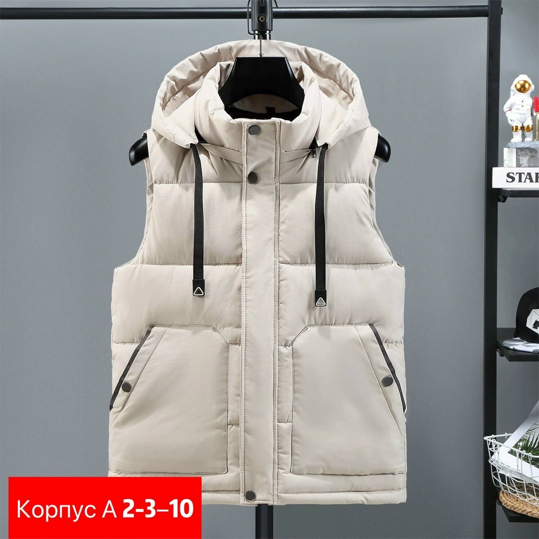 жилет мужская с капюшоном,безрукавка с капюшоном,жилет с капюшоном,жилетка большая,жилет мужской теплый