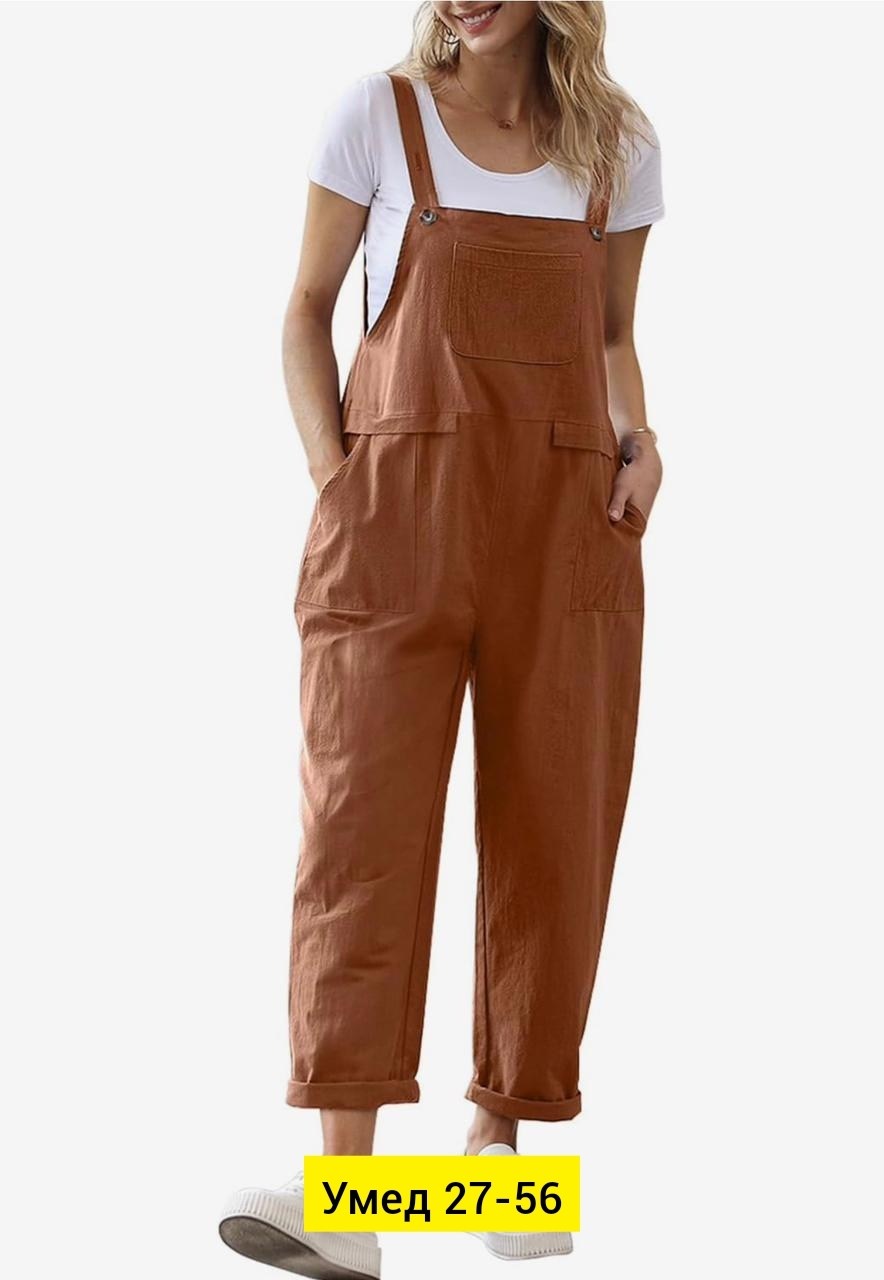 комбинезон с карманами,женские комбинезоны,комбинезон повседневный,женский свободный комбинезон,женский летний комбинезон