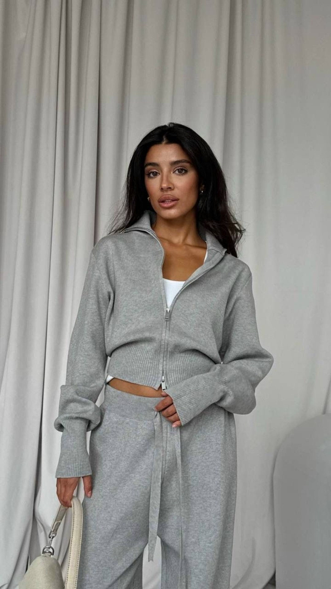 трикотажный костюм,костюм женский трикотажный,костюм теплый трикотажный вязаный с брюками stella polare,костюм женский,женский трикотажный спортивный костюм