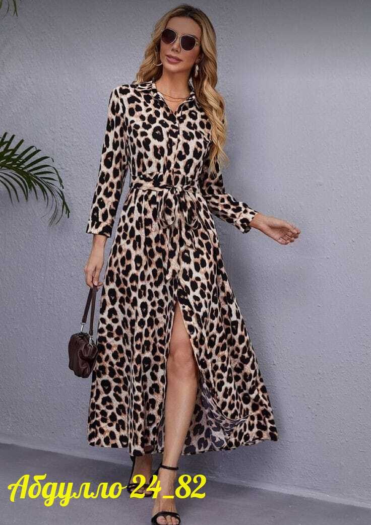 леопардовое платье ,shein clasi платье-рубашка с леопардовым принтом с разрезом поясом,платье женское леопардовое,платье леопард,леопардовое платье