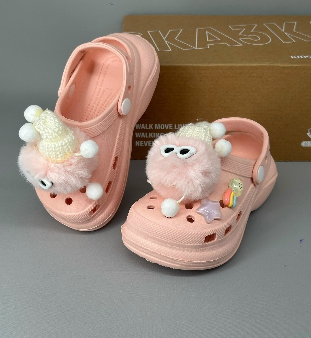,тапочки модные,кроксы,сабо для детей,аксессуар для обуви