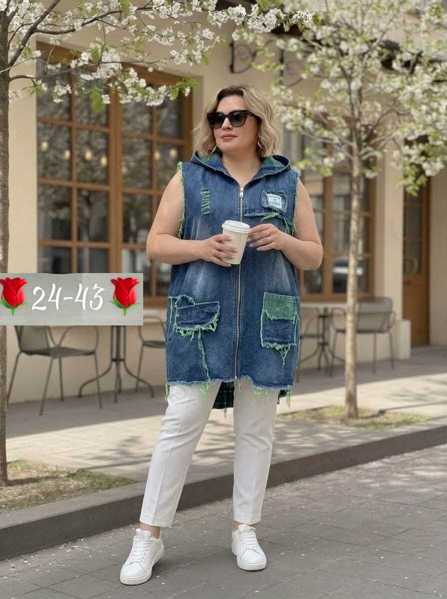 жилет джинсовый женский с карманами,жилет джинсовый женский,жилетка джинсовая длинная,джинсовый жилет,джинсовая жилетка больших размеров