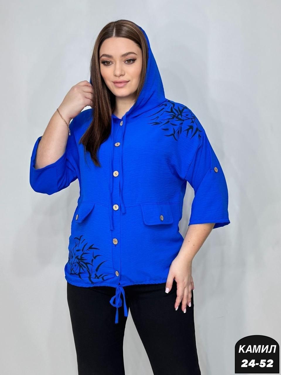 легкая женская блузка,блузка с капюшоном,туника нарядная,женская кофта,блузка летняя