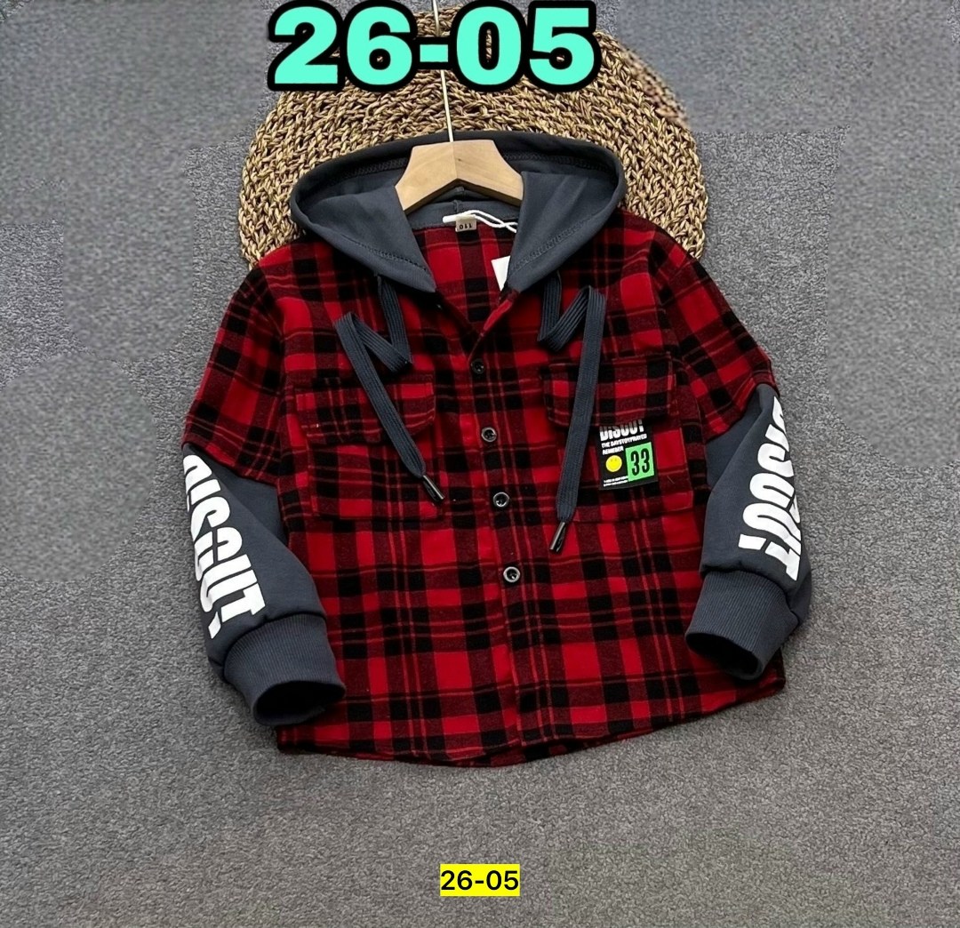 рубашка в клетку с капюшоном,рубашка клетчатая комбинированная с капюшоном,детская комбинированная рубашка в клетку с капюшоном,рубашка детская,рубашка для мальчика