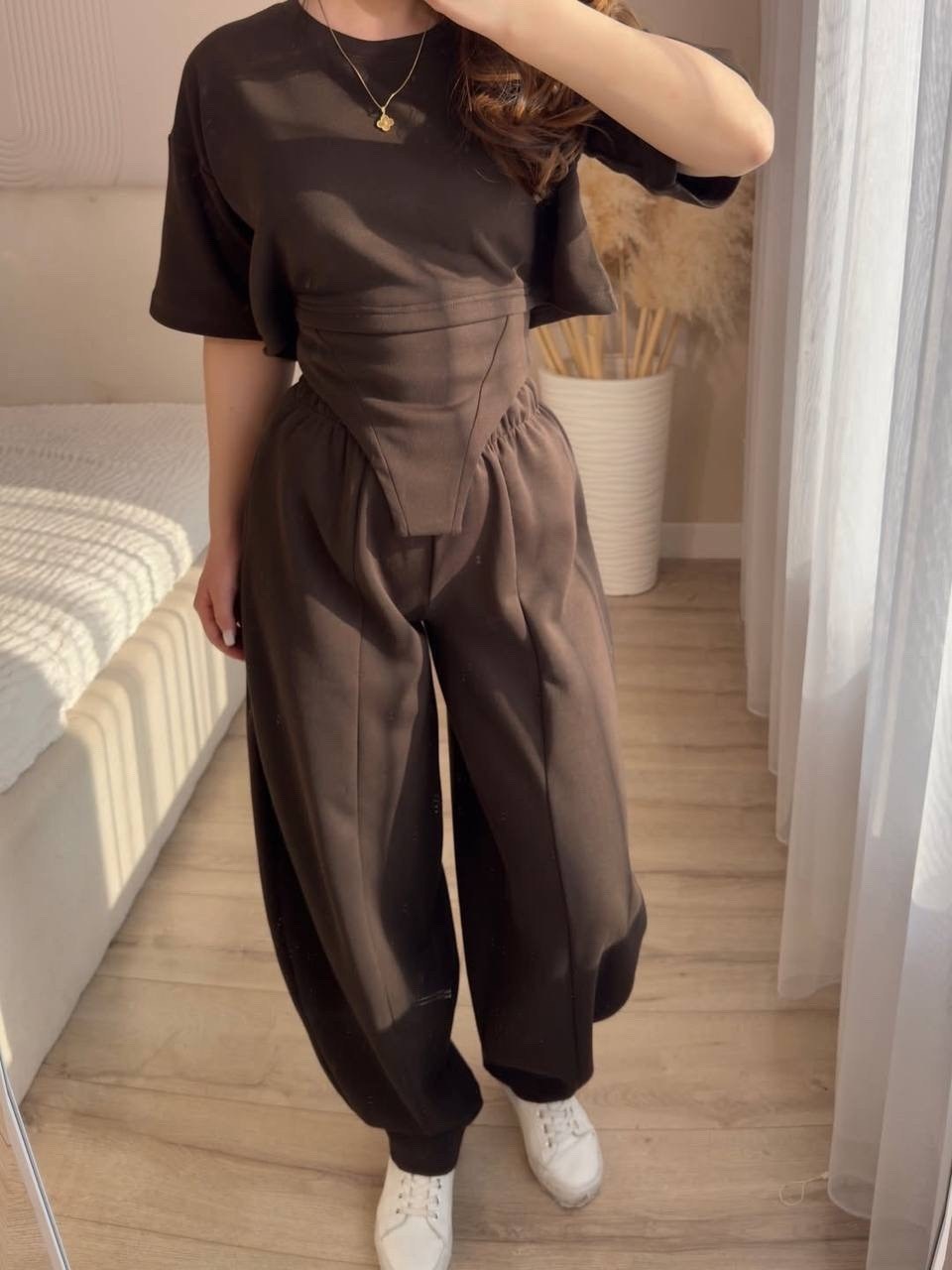 костюм с брюками,костюм с брюками палаццо,спортивные костюм,широкие брюки,костюм