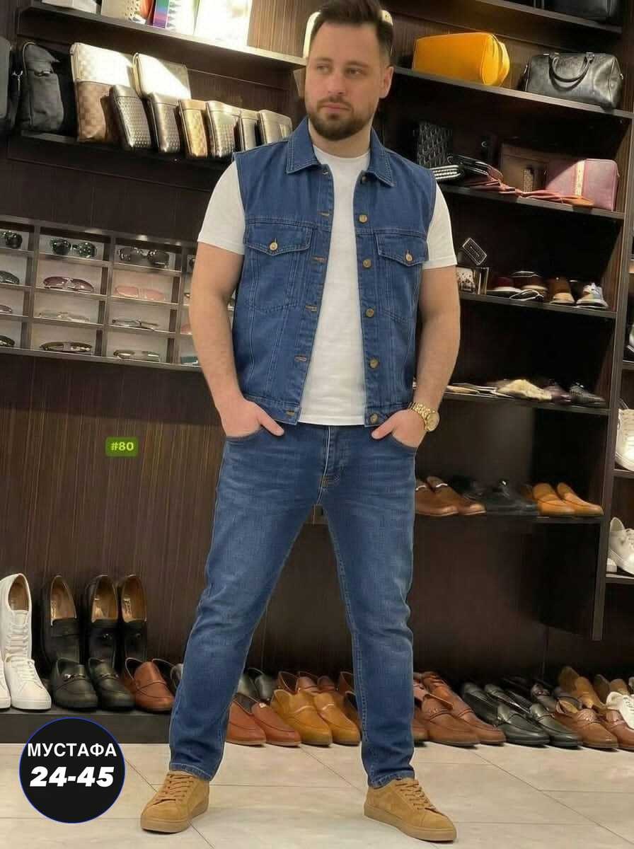 жилет джинсовый мужской,жилет джинсовый,джинсовая безрукавка мужская,джинсовая жилетка мужская,жилет мужской