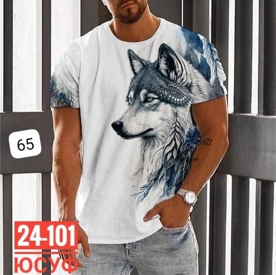 мужская футболка с принтом волка,футболки мужские,футболка мужская повседневная с 3d-принтом и рисунком волка,футболка с рисунком волка,мужская футболка для мужчин с 3d принтом и изображением волка