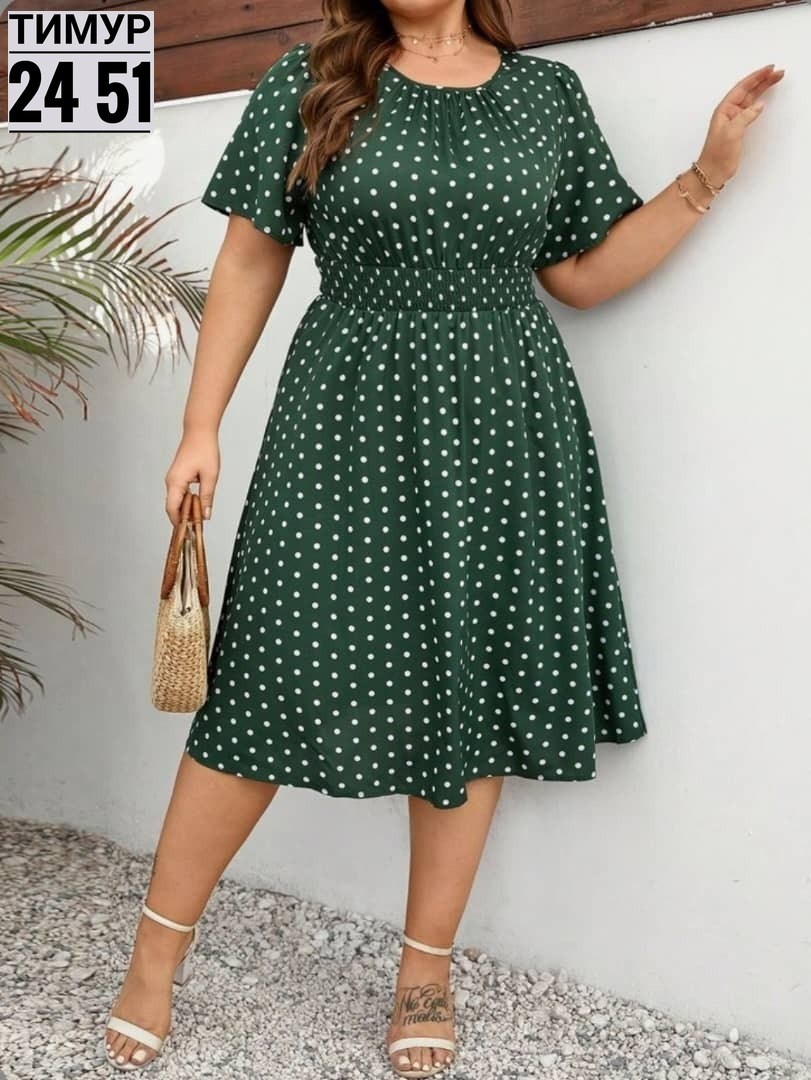 платье большие размеры,женское платье в горошек,женское платье больших размеров,платье с поясом,платье женские