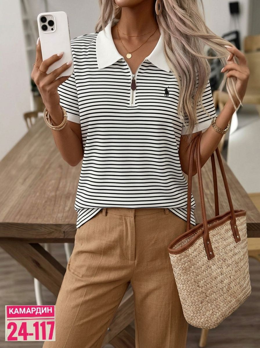 футболка женская поло,кофта поло,женская кофта,женская футболка,футболка в полоску поло