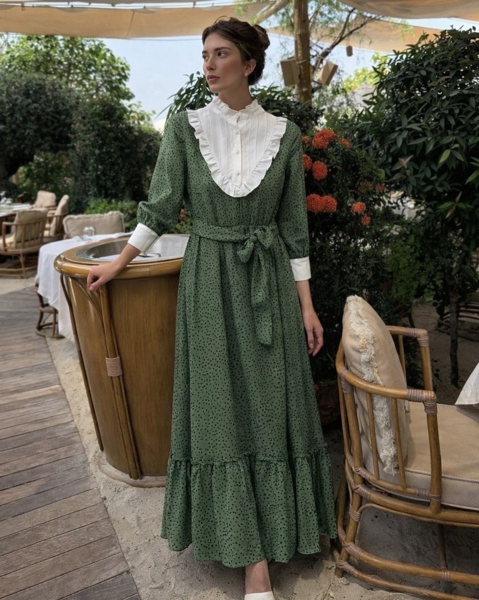 платье,платье с воротником винтажное eugenia shkalikova,стильное платье,платье женской,платье модное