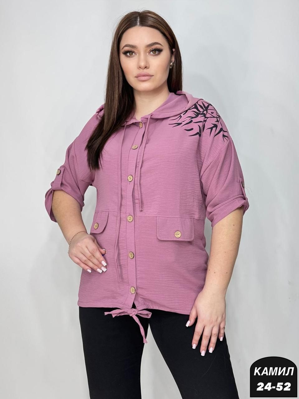 легкая женская блузка,блузка с капюшоном,туника нарядная,женская кофта,блузка летняя