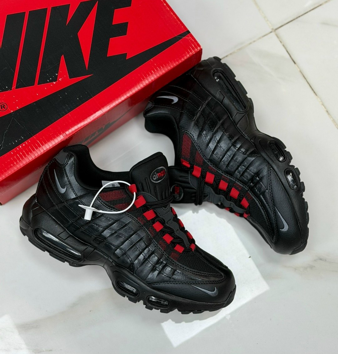 nike air max 95 black,кроссовки nike air max 95,аир макс 95 красно черные,кроссовки,nike air max 95