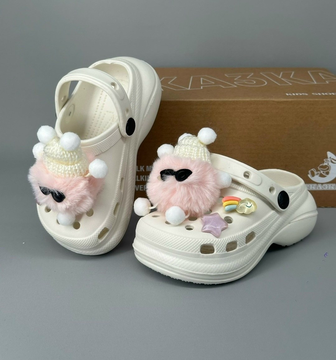 ,тапочки модные,кроксы,сабо для детей,аксессуар для обуви