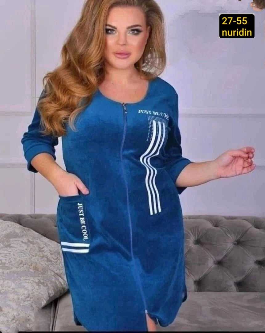 халат велюровый,женский велюровый халат,халат на молнии велюровый женский,халат женский,халат люба