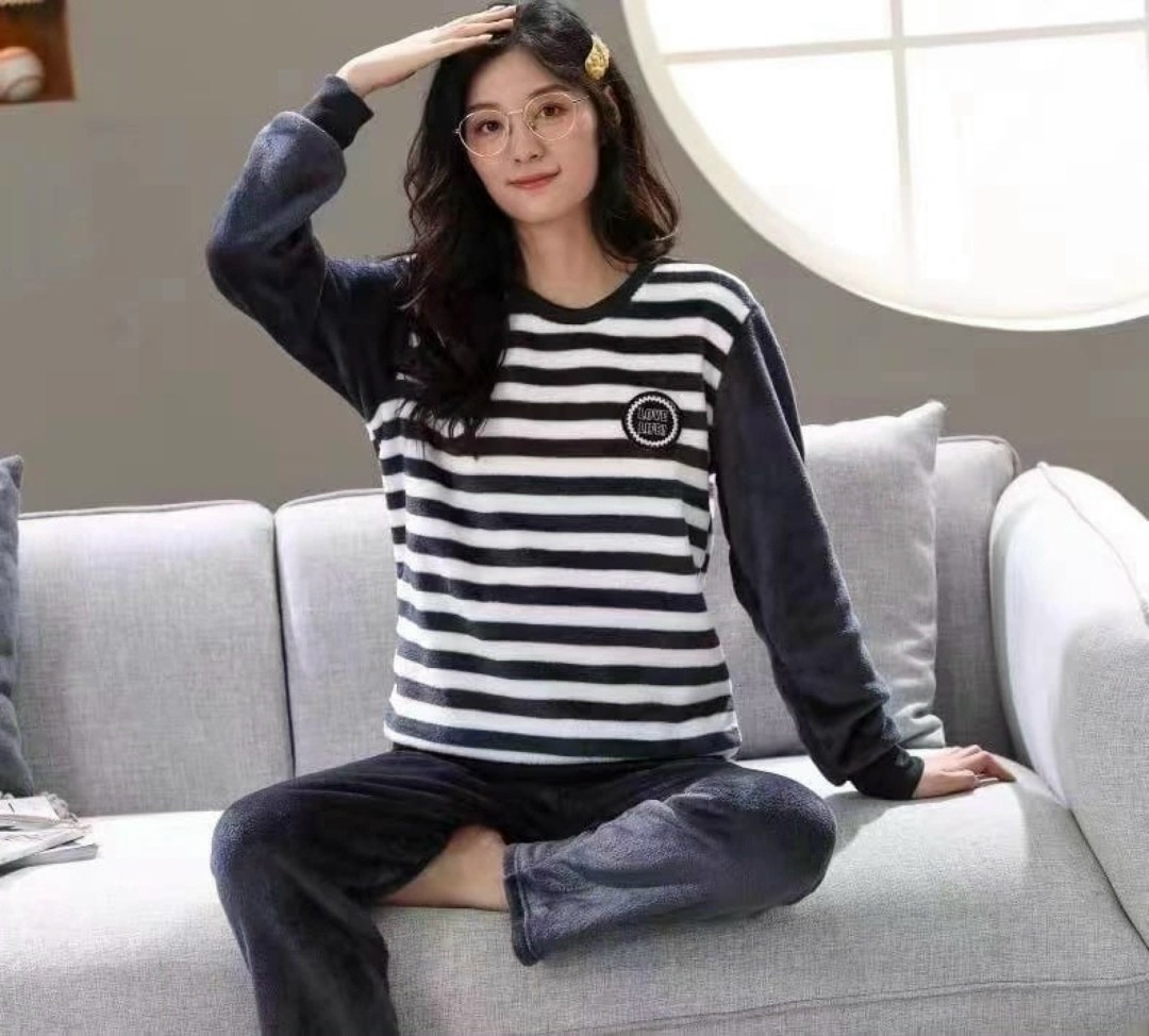 домашняя одежда теплая пижама,мягкая теплая пижама,теплая пижама,костюм теплый женский домашний пижама плюшевая,пижама женская теплая