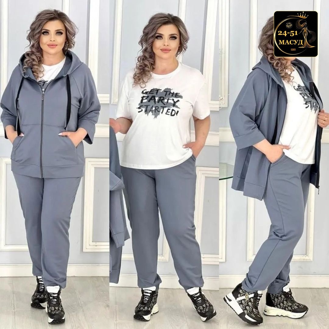 костюм женский,женский костюм тройка трикотаж,cпортивный костюм больших размеров,женский спортивный костюм больших размеров,костюм женский тройка спортивный
