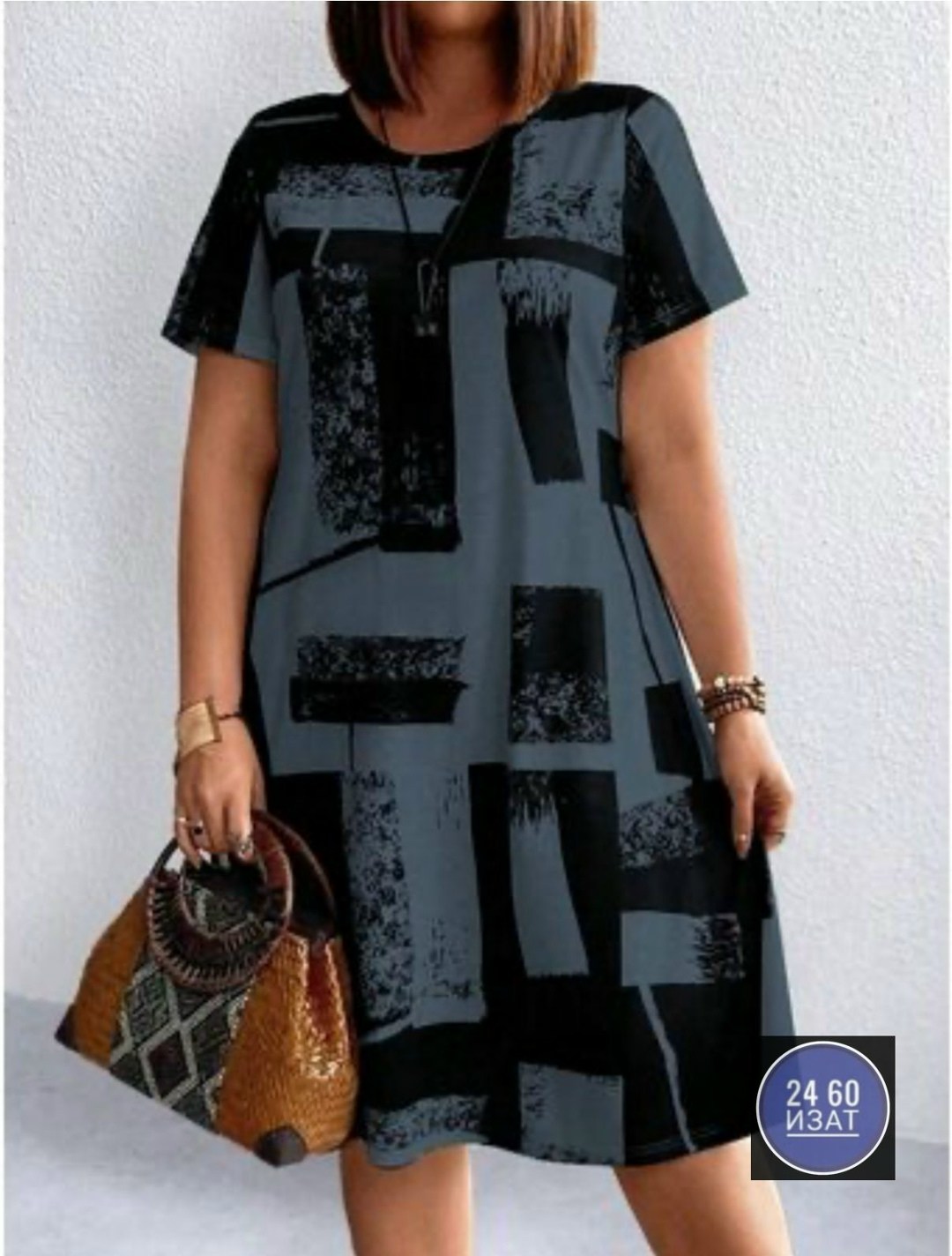 платье туника,туника женская,сток одежда,туника из штапеля,платье женской