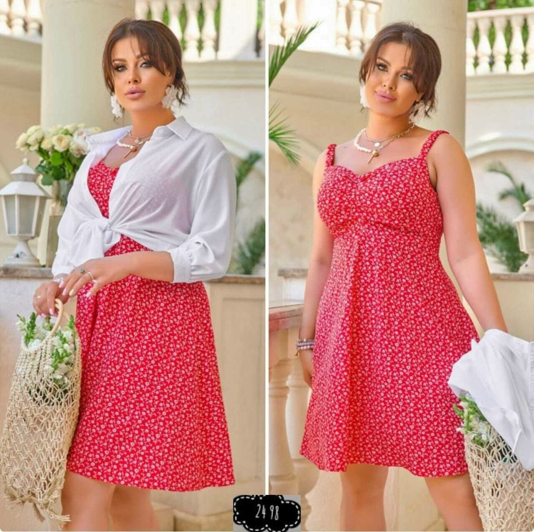 женские платья летние,комплект сарафан и рубашка,сарафан с рубашкой,платье женское сарафан,платье женской