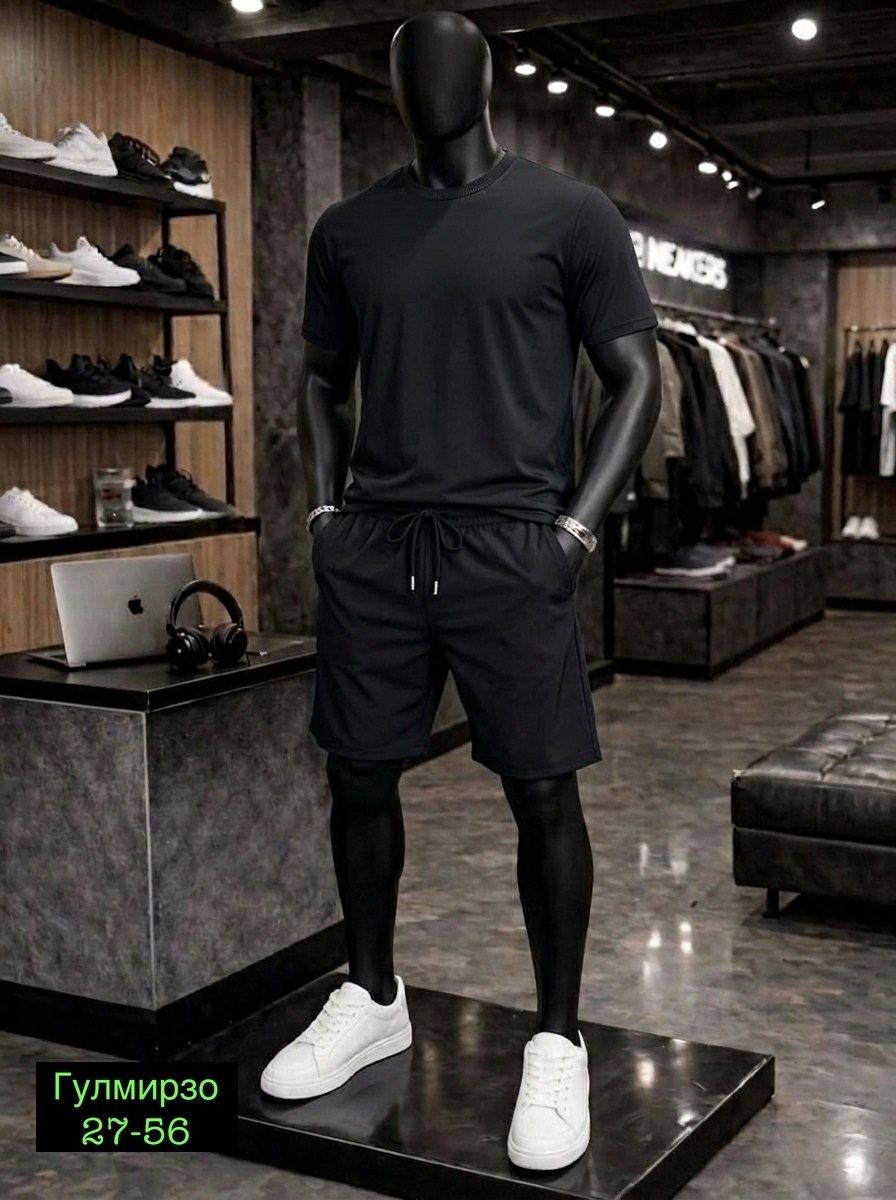 костюм спортивный мужской,мужская мода,костюм мужской,мужской повседневный спортивный костюм,костюм с футболкой и шортами