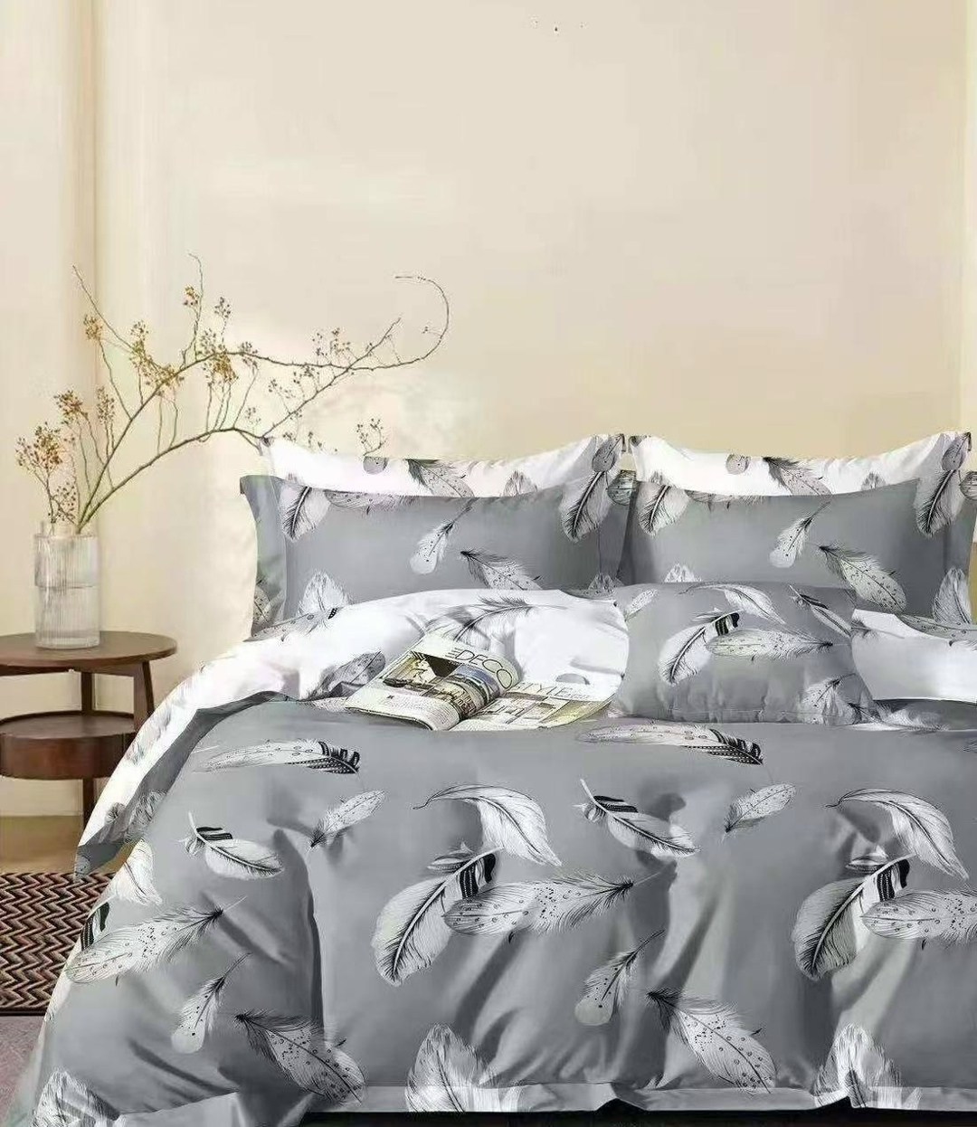 комплект постельного белья asabella,комплект постельное бельё,asabella комплект постельного белья евро,постельное белье из сатина,комплект постельного белье евро