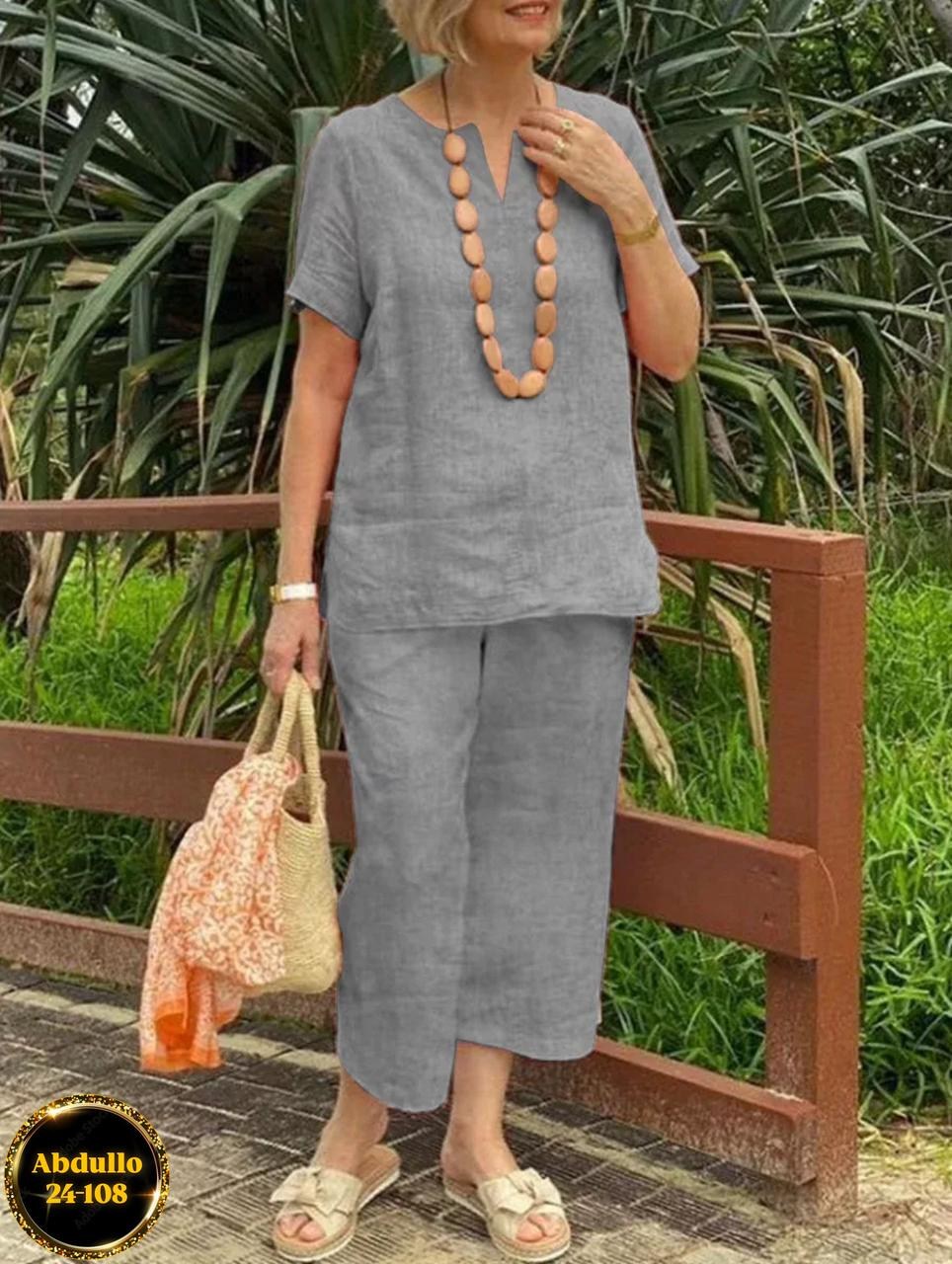 летние костюмы женские,летние брючные костюмы для полных женщин,костюм женский льняной,летние костюмы для женщин,женский летний костюм из хлопка и льна