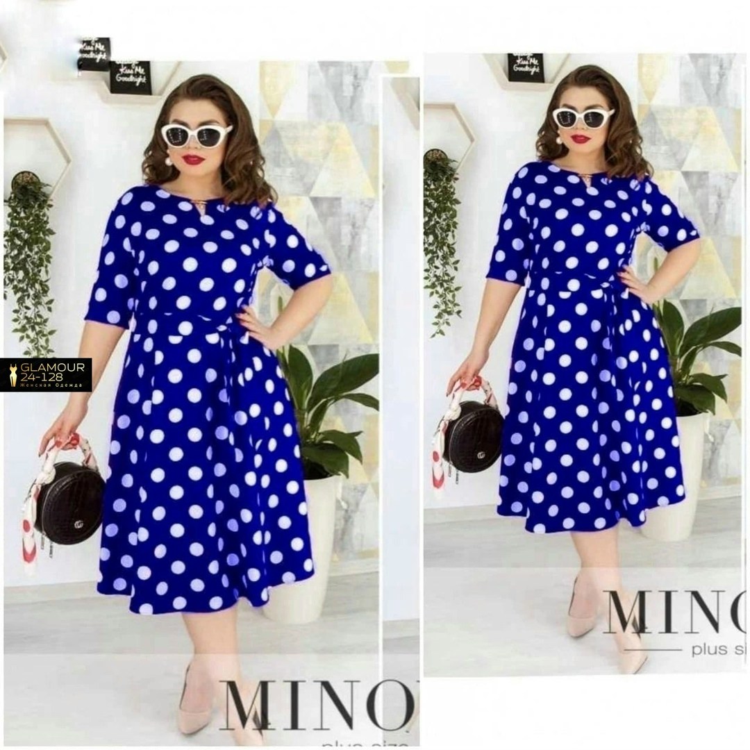платье женское в горошек,платье женское в горошек ,женское платье больших размеров,женское платье в горох,платье женская