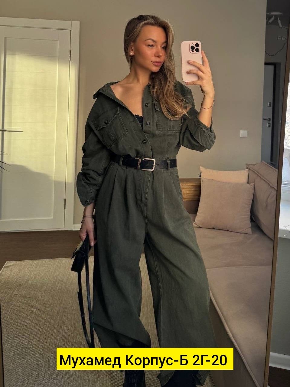 женский комбинезон davydoff 8014 хаки,комбинезон davydoff 8014 хаки,комбинезон повседневный,комбинезон с брюками,комбинезон женский