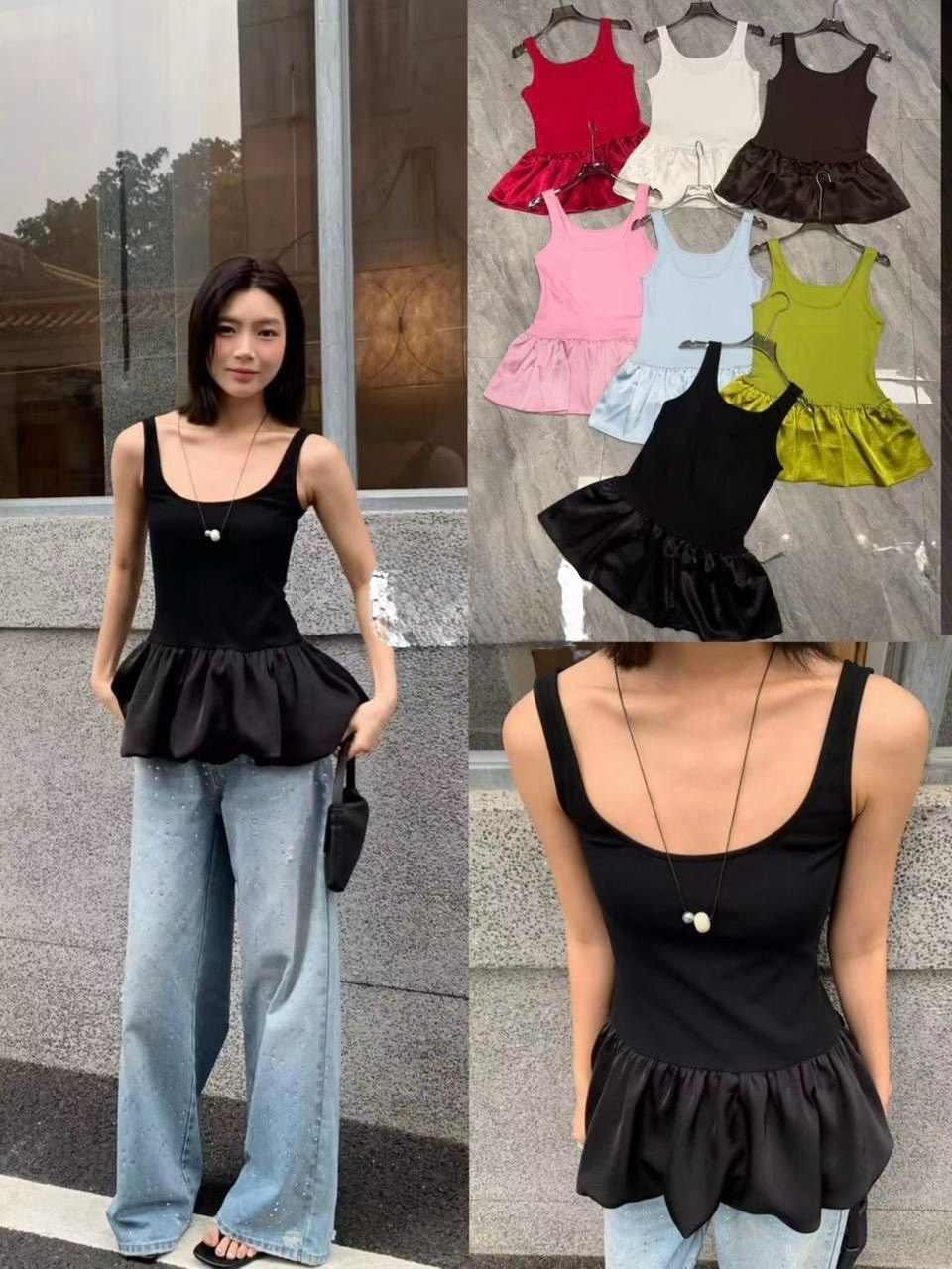 укороченные топы,топ с баской,юбка на лето,мода и стиль