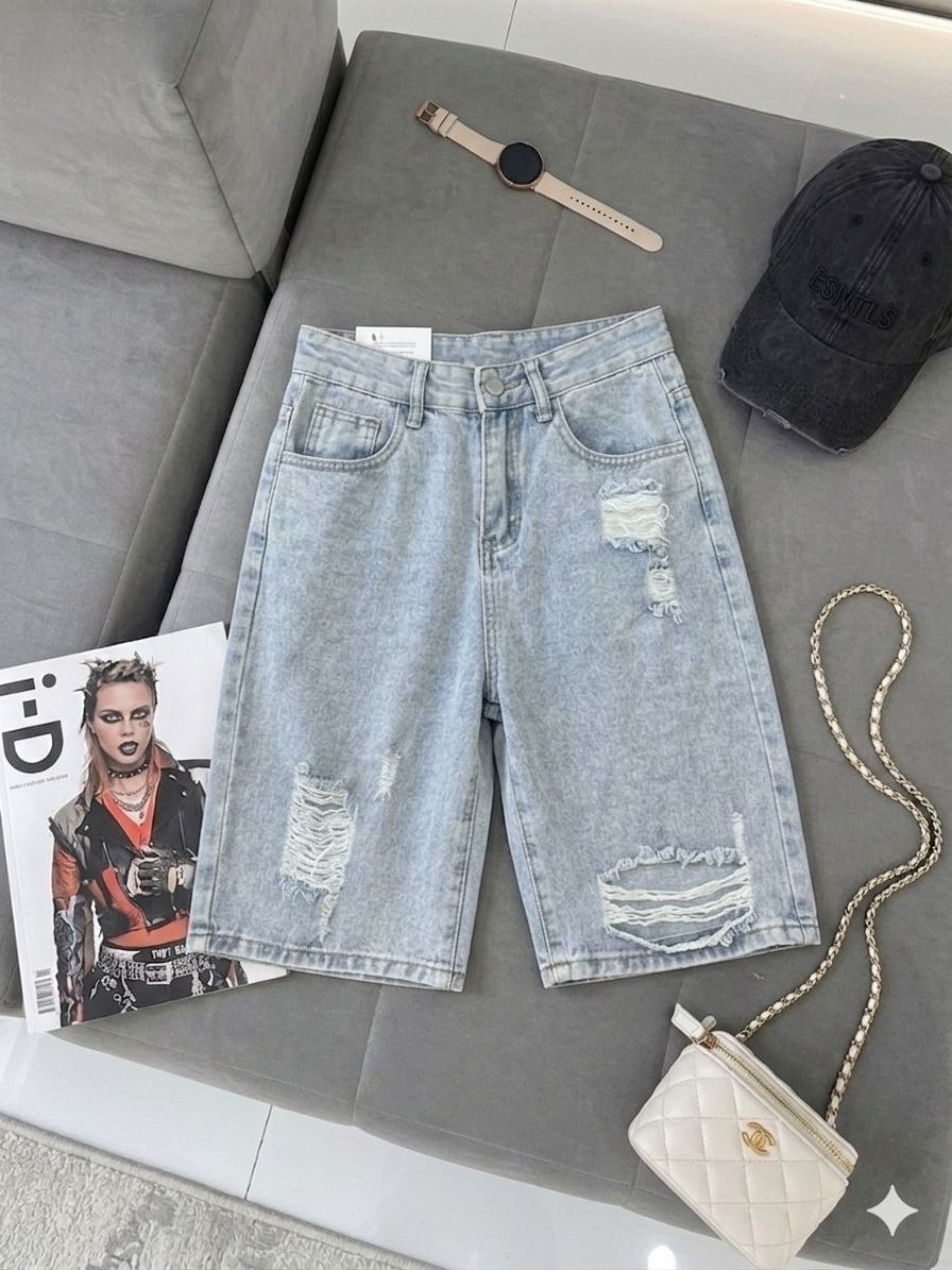 джинсовые шорты,женские джинсовые шорты,рваные джинсовые шорты,широкие джинсовые шорты женские,джинсовые удлиненные шорты