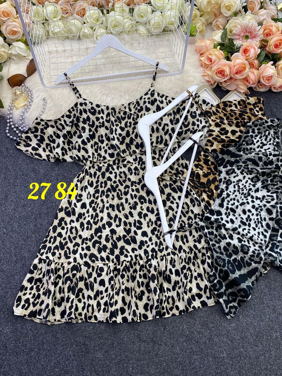 женское шифоновое платье с леопардовым принтом,платье леопардовое,платье с леопардовым принтом,платье короткие,платье летнее