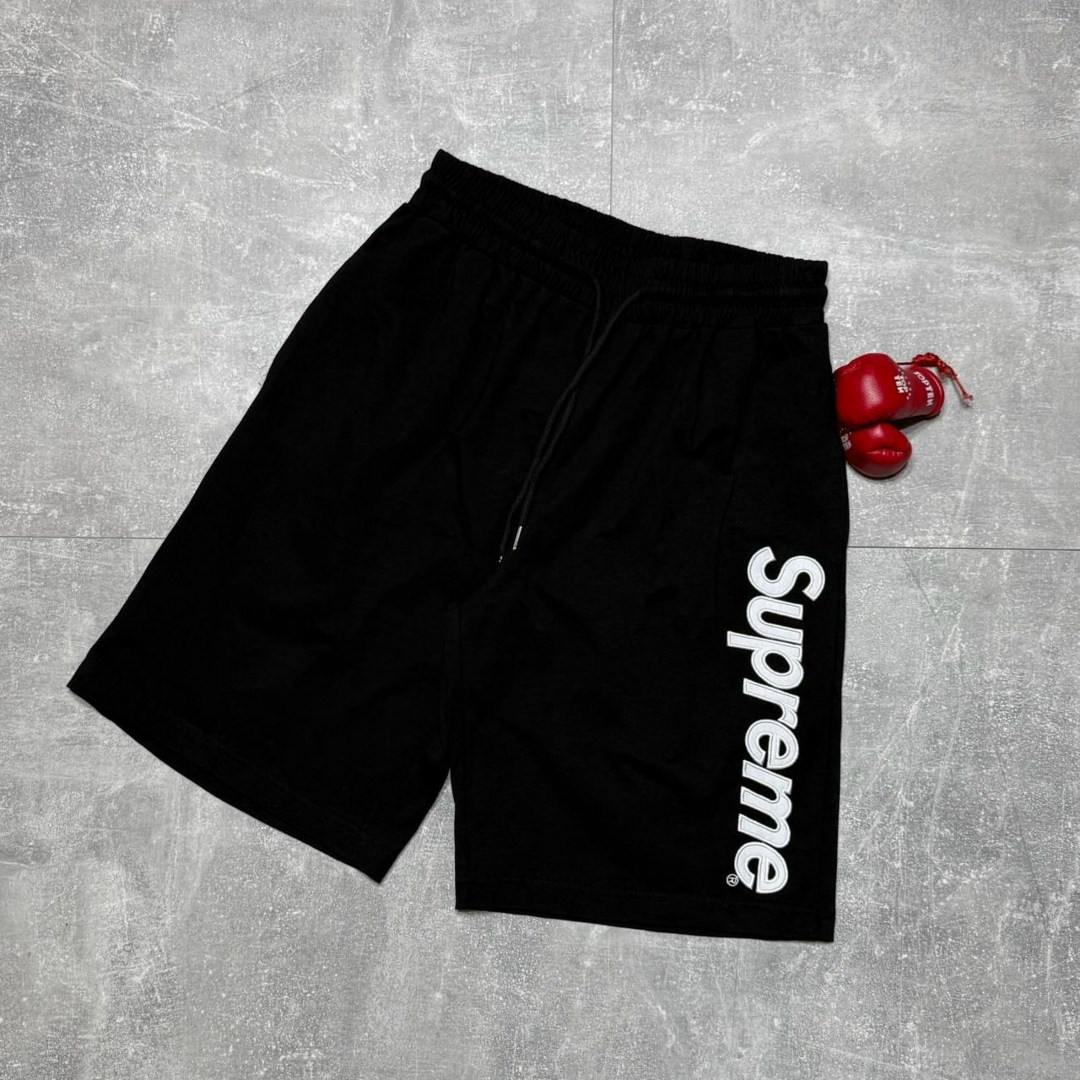 шорты суприм,шорты мужские,шорты свободные,серые шорты,спортивные мужские шорты
