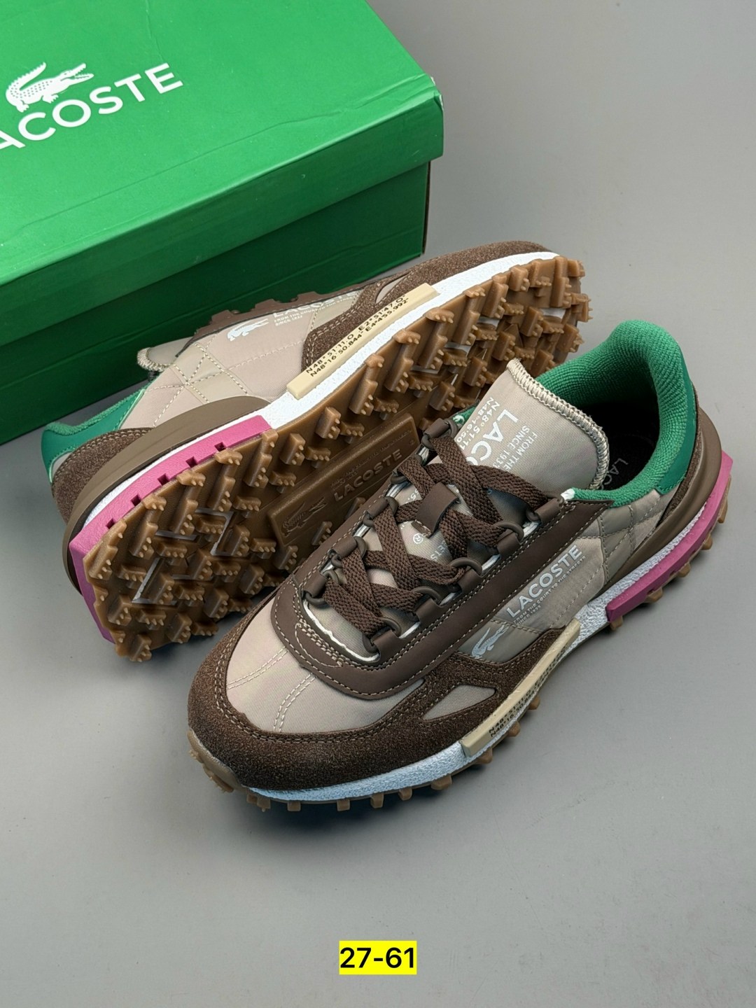 кроссовки женские lacoste elite active коричневый,кроссовки lacoste,кроссовки lacoste elite active,кроссовки для образа жизни женские низкие lacoste, цвет light brown/green,кроссовки lacoste мужские