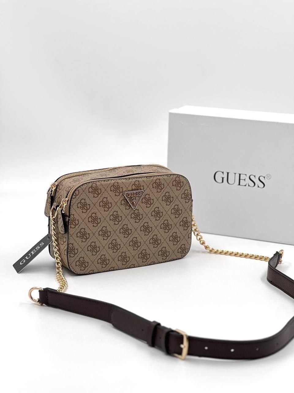 сумка белая guess,сумка кросс-боди женская guess hwzg7879140 белая,сумка через плечо guess,guess сумка на плечо,сумка guess