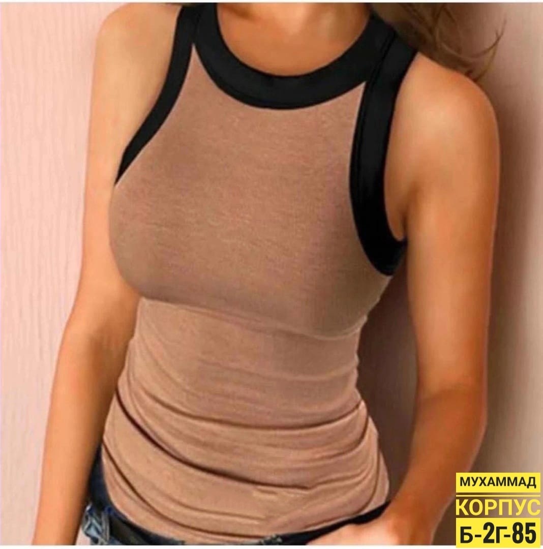 майка эластичная женская,женская майка,топ женская майка,женская трикотажная майка,женские топы