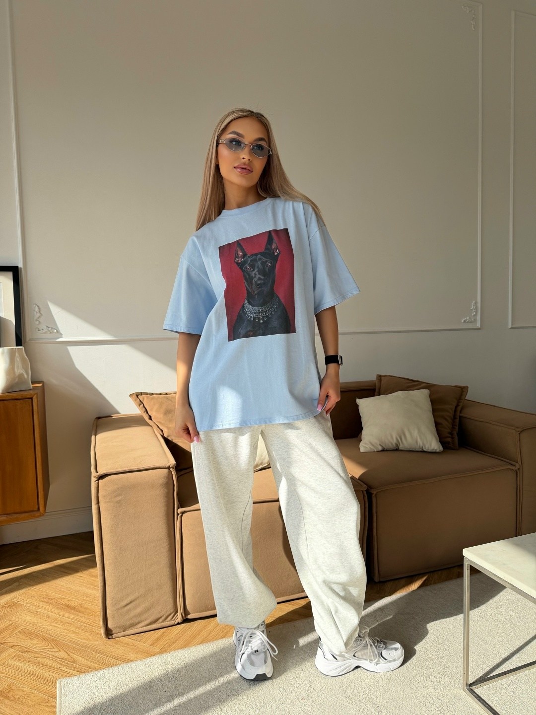 футболка y2k оверсайз,женская футболка,футболки оверсайз,футболка y2k оверсайз zi-bella цвет шоколадный,модные образы