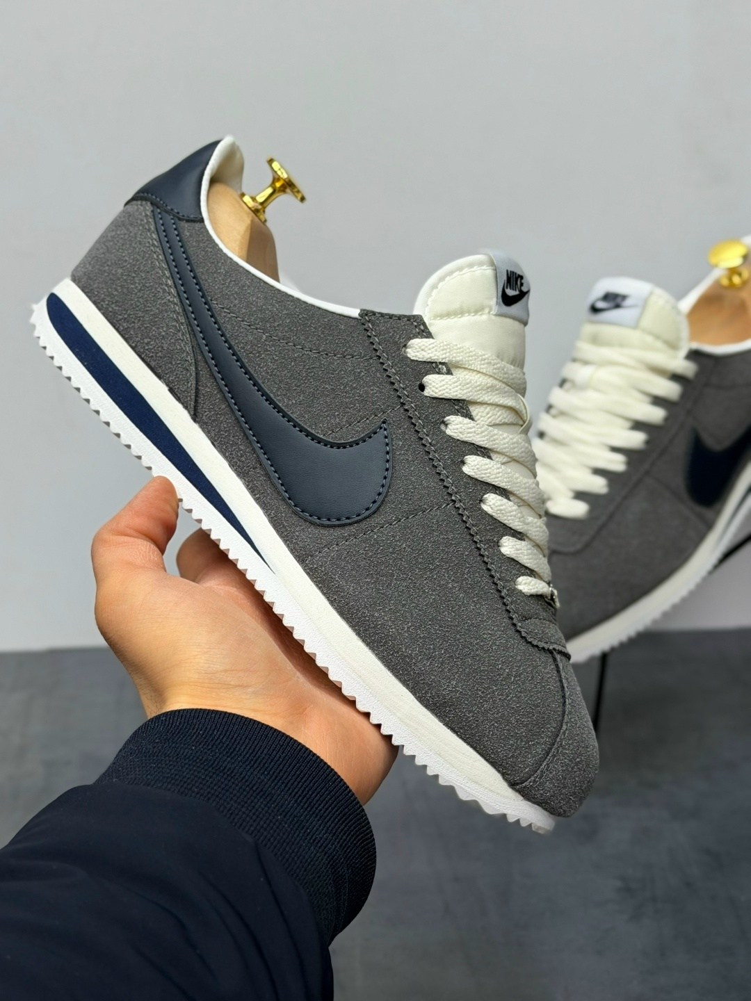 кроссовки,кроссовки nike cortez мужские,nike classic cortez,мужские кроссовки nike classic cortez nylon aw,найк кортес замшевые серые
