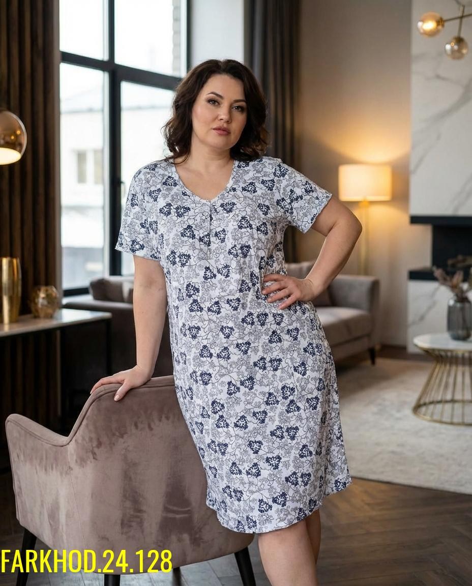 женская ночная сорочка,ночная сорочка,платье домашнее женское,сорочка 42291 натали голубая,платья для женщин