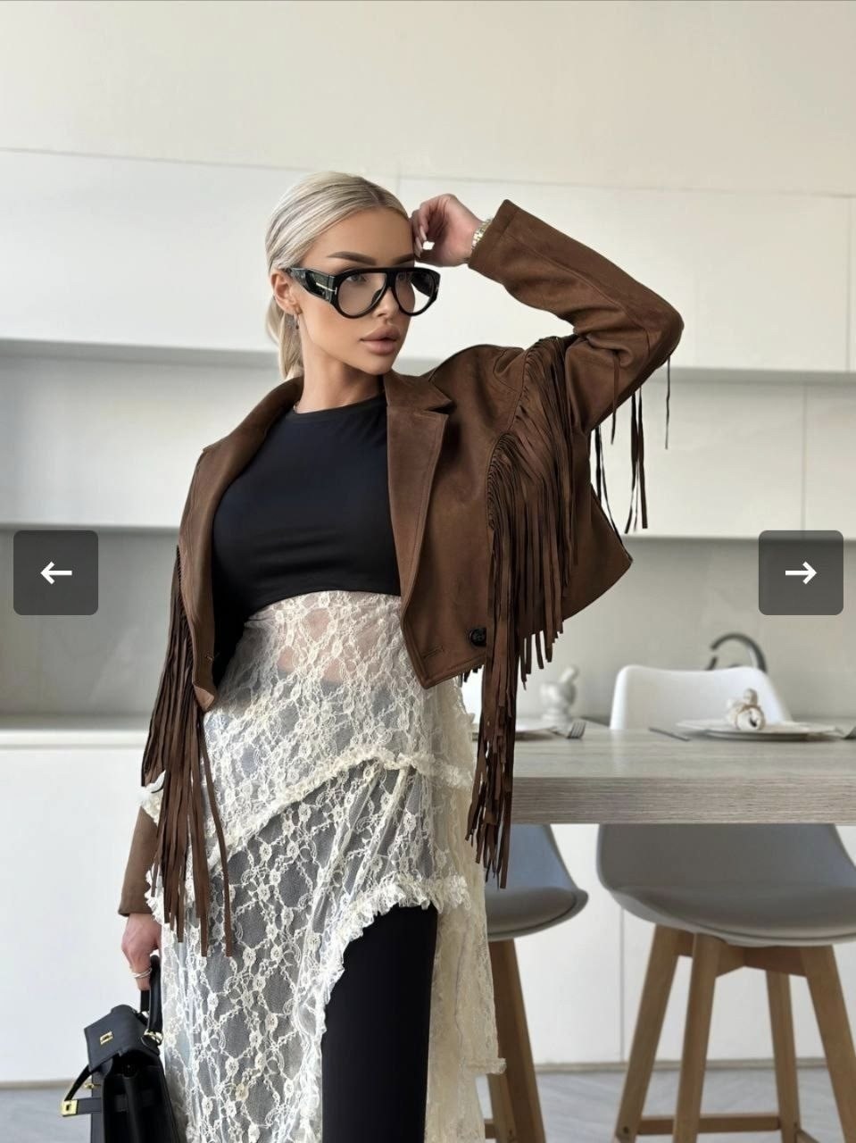 женская замшевая косуха с бахромой yves saint laurent,косуха с бахромой,patrizia pepe куртка замшевая с бахромой,замшевая куртка косуха,эффектная замшевая косуха с бахромой ysl