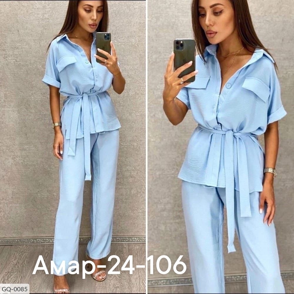 брючный костюм,брючный костюм жатка,костюм женский летний брючный,костюм двойка женский летний брючный,летний брючный костюм