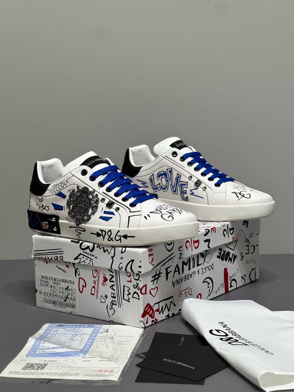 кроссовки с логотипом белый dolce&gabbana,dolce & gabbana кроссовки,,кеды дольче габбана мужские реплика,кеды dolce&gabbana