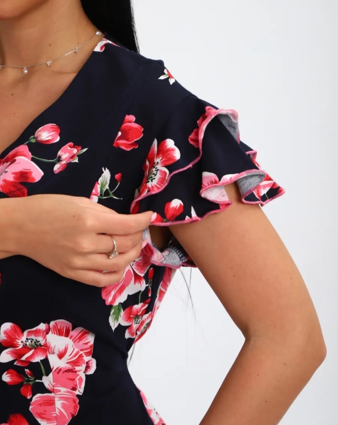 халат женский домашний,женский халат,халат женский 46663 сине-розовый,халат трикотажный,халат домашний летний на молнии большой размер фламинго текстиль