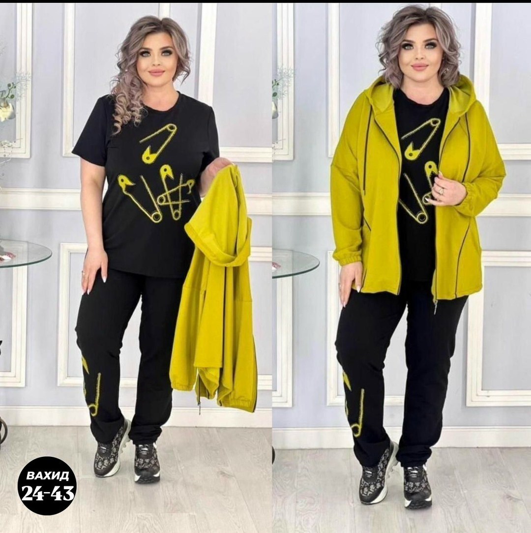 спортивные костюмы женские,костюм тройка женский,женский костюм,стильная одежда больших размеров,женский костюм двойка