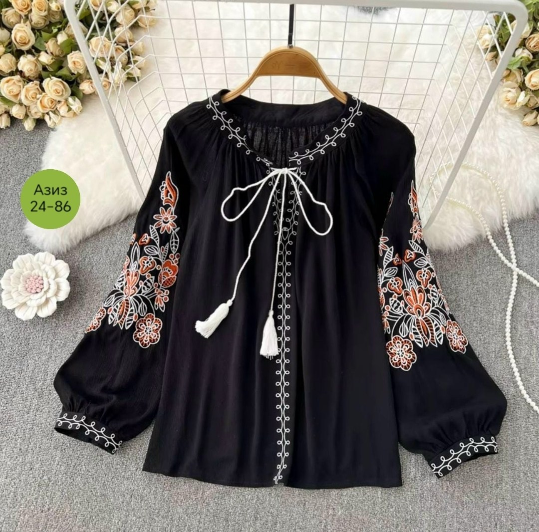 блузка в стиле бохо,женская блузка с вышивкой,модная вышивка на блузках,блузка с вышивкой,блузка стильная