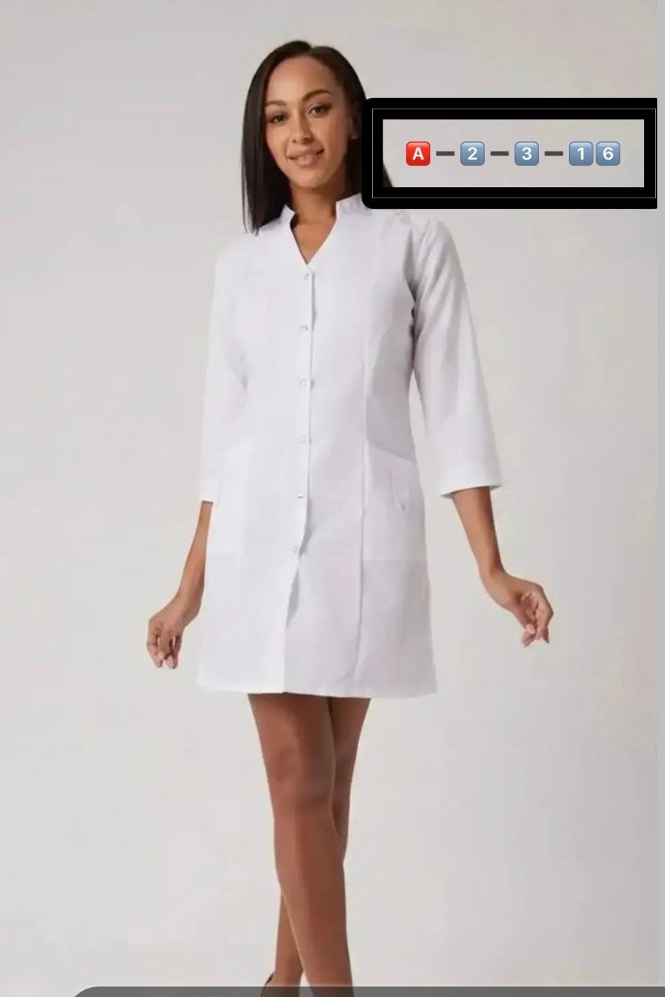 женский медицинский халат,белый халат медицинский,халат медицинский на кнопках с длинным рукавом,медицинский халат,медстиль халат медицинский женский