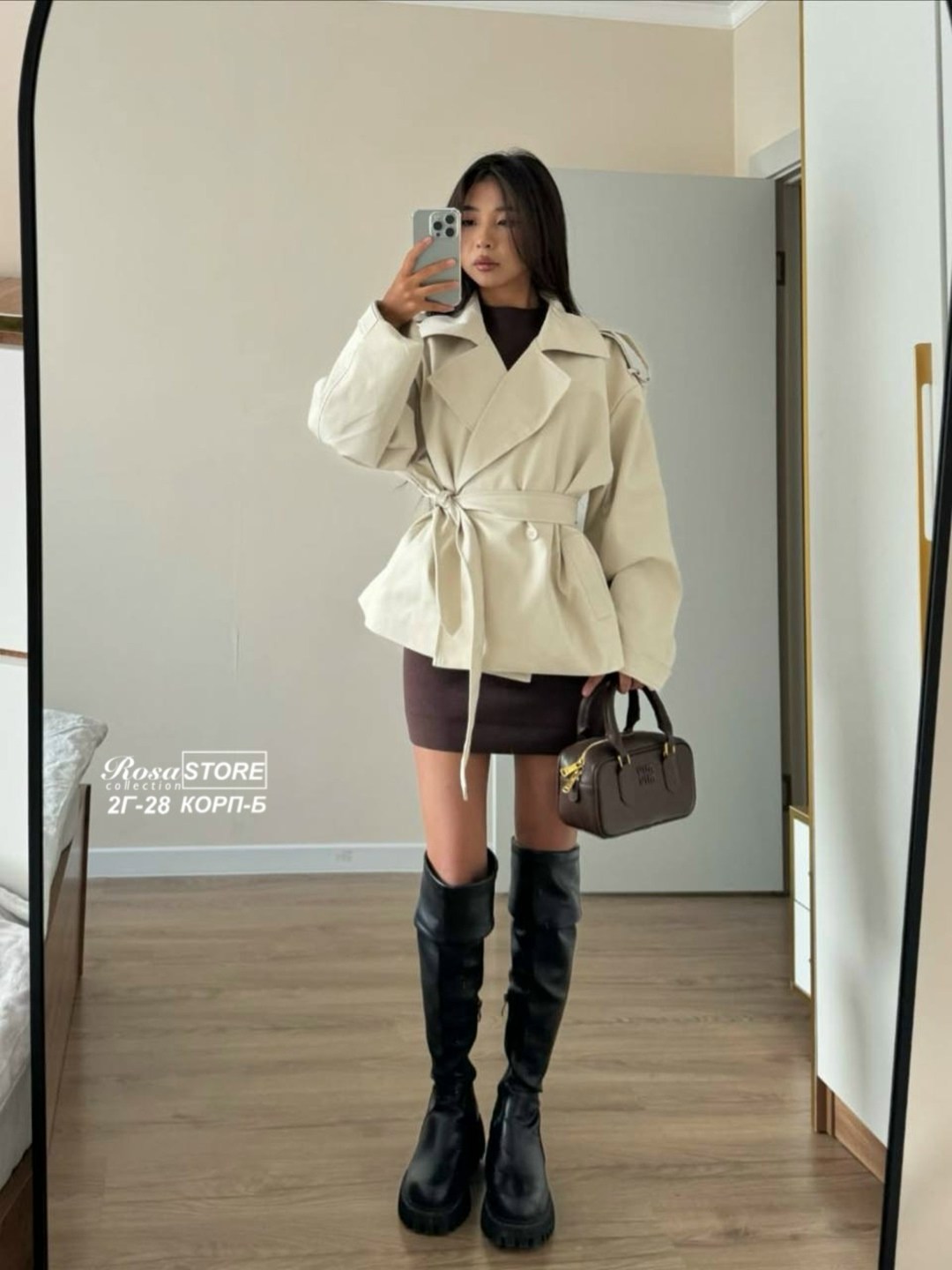 тренч с поясом,короткий тренч,тренч,женский тренч