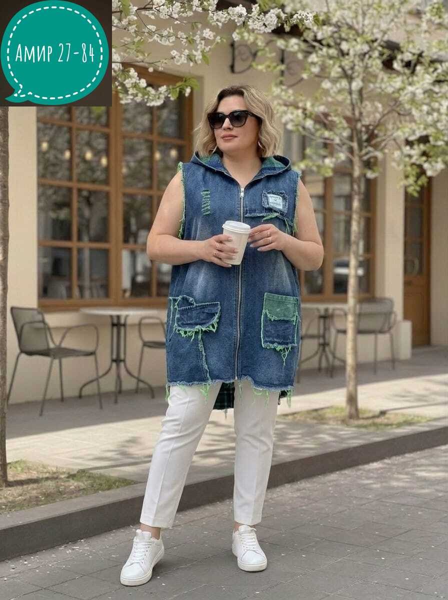 жилет джинсовый женский с карманами,джинсовый жилет женский,женский джинсовый жилет большого размера,жилет женский джинсовый удлиненный,джинсовый жилет удлиненный